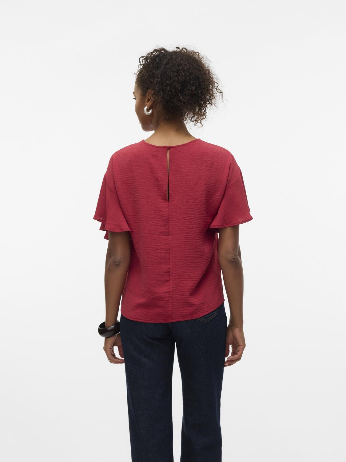 VMALVA Top - Karanda Red - VERO MODA & VILA Bergvik
